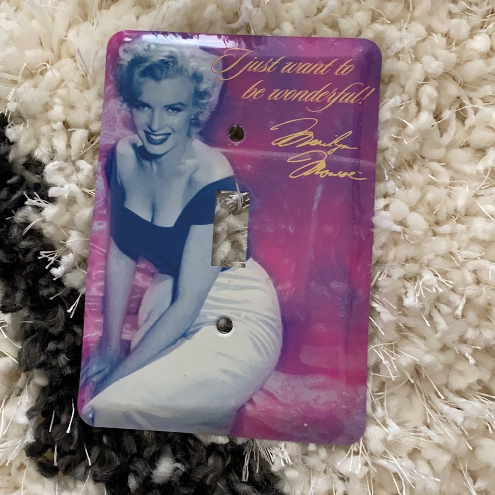 Marilyn Monroe Light Switch Switchplate Cover